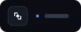 The ancre workspace bar sitting in the menu bar, dark theme